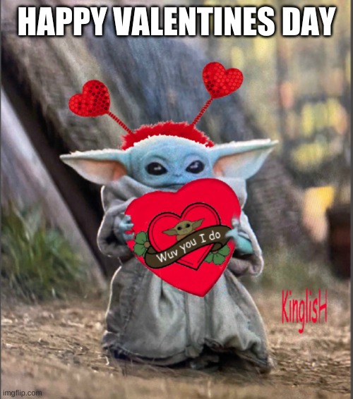 yoda valentines day meme